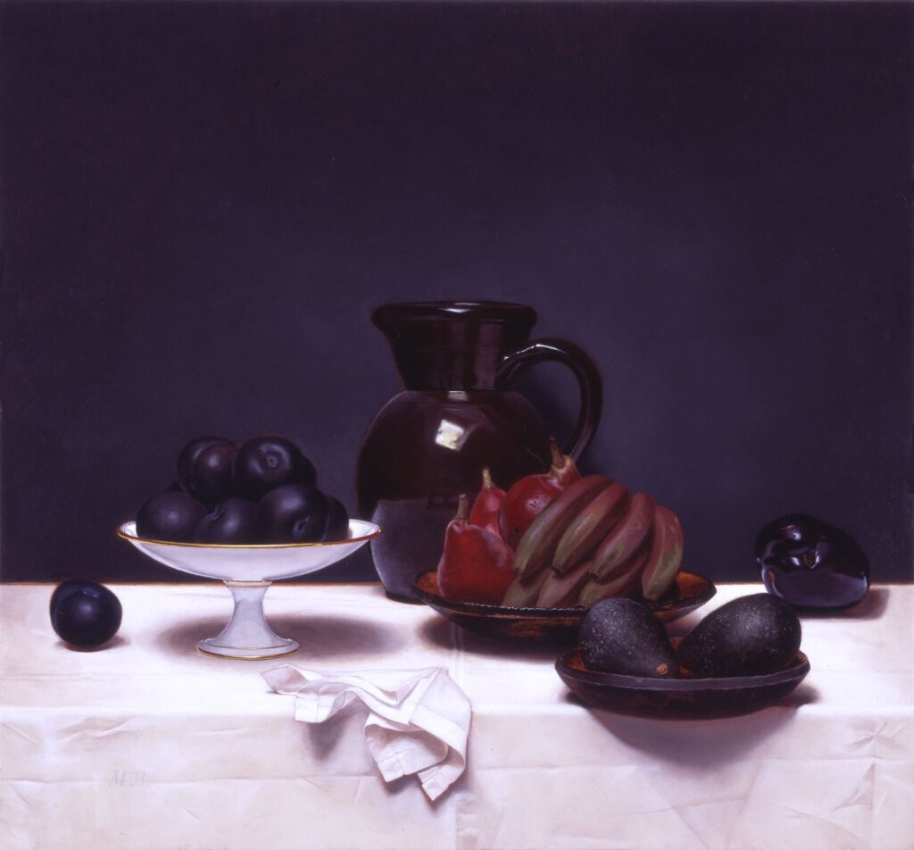 Night Still Life, by Martha Erlebacher, 2003, Oil on canvas