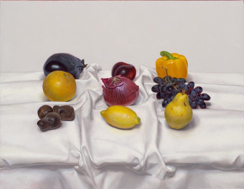 Tic, Tac, Toe, by Martha Erlebacher, 2007, Oil on canvas