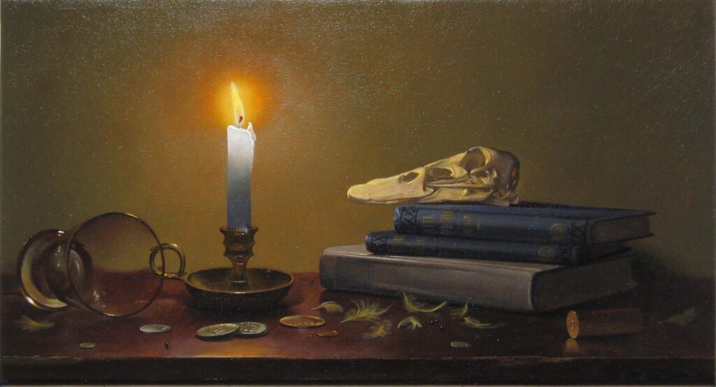 Vanitas, by Martha Erlebacher, 2006, Oil on canvas