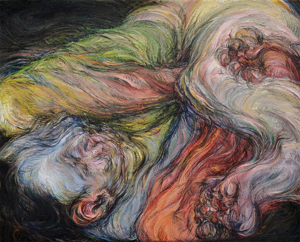 I Am My Body 13, by Samuel Evensen, 2021, oil on canvas