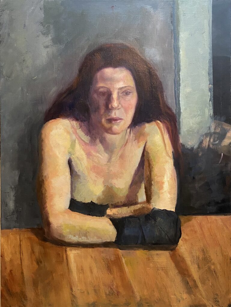 Temper, by Augusto Fanjul, 2020, oil on linen