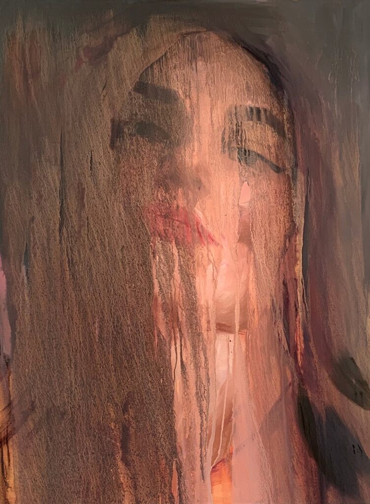 Rachel, by Hannah Marie Finkbohner, 2019, oil on canvas