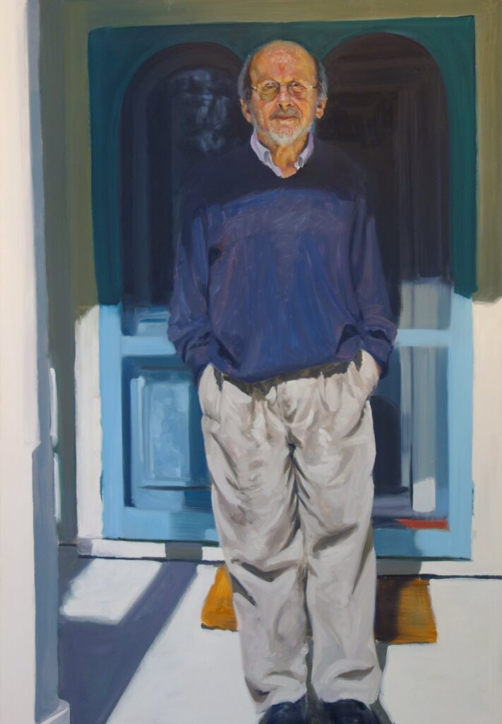 E.L. Doctorow, by Eric Fischl, 2005, Oil on linen