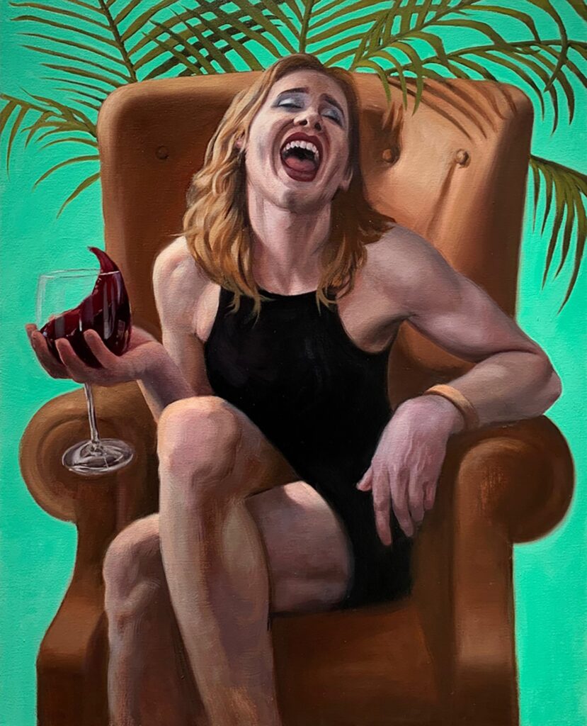 Loretta, by David Flick, 2019, oil on canvas