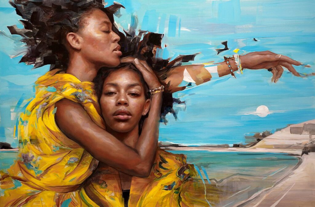 The Strong One, by Steve Forster, 2021, oil on aluminum