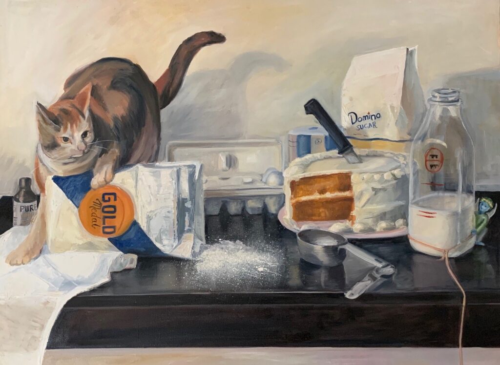 And That's the Truth, by Caroline Gates, 2020, oil on canvas
