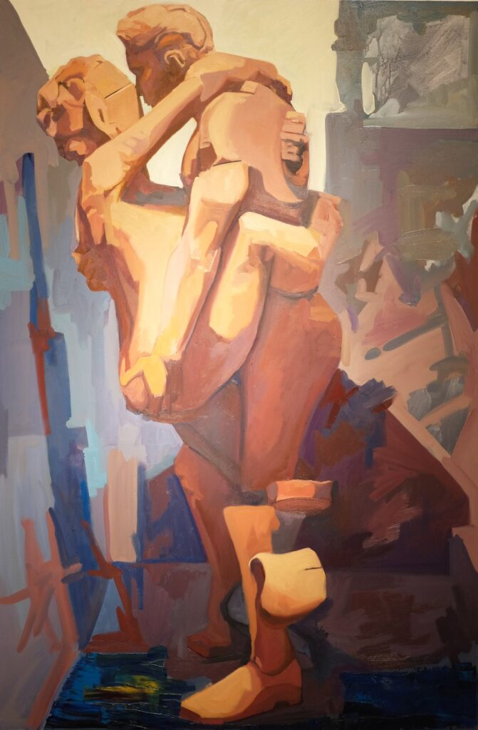 Golem 05, by George Richard Barlett, 2017, Oil on canvas