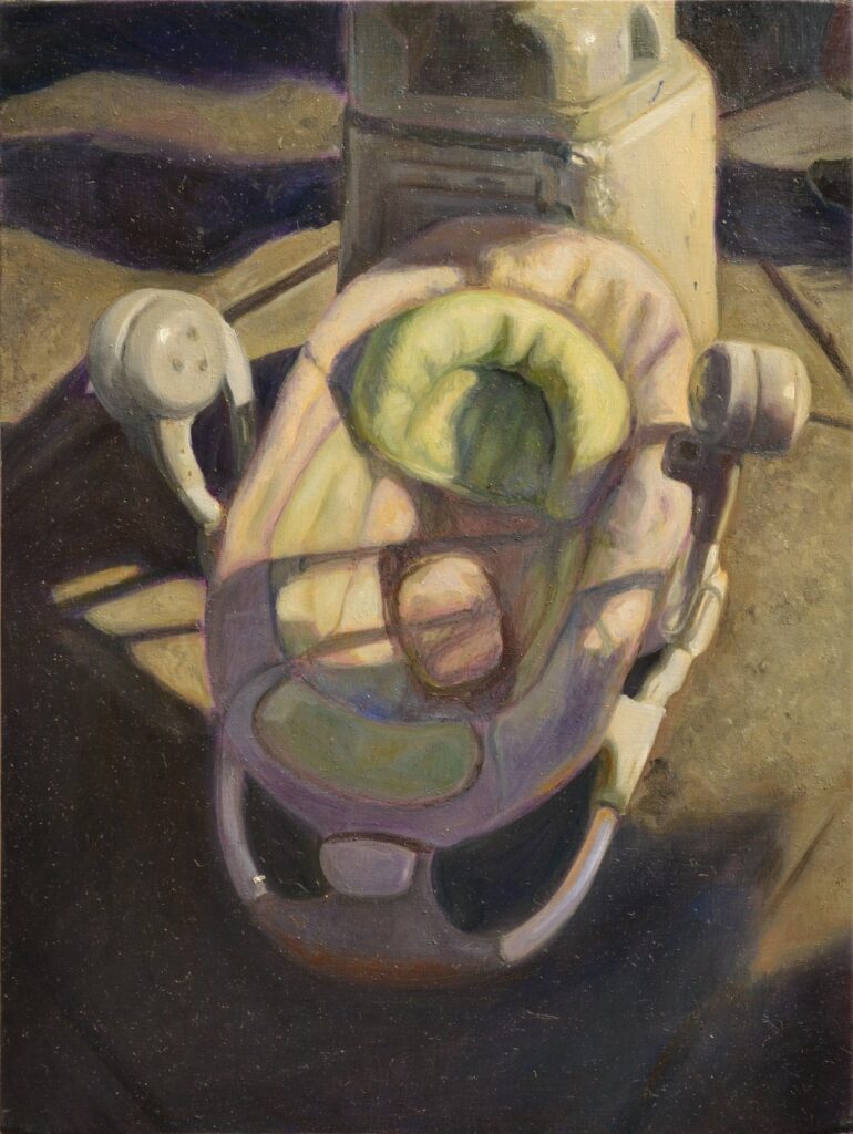 Baby Seat, by Jodi Gerbi, 2016, Oil on panel