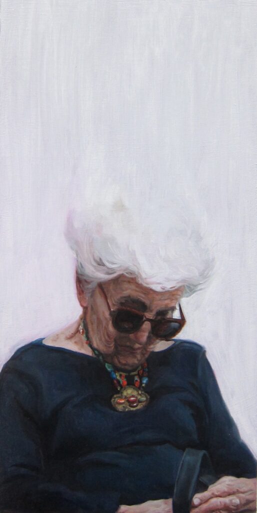 Time Passing, by Jodi Gerbi, 2018, oil on panel