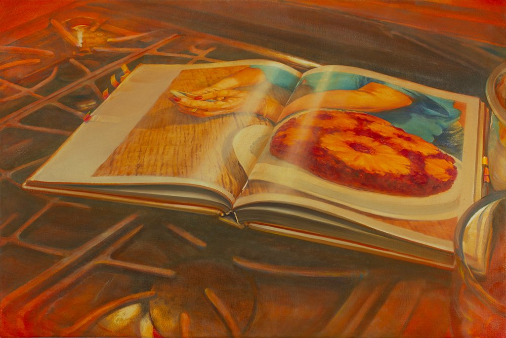 Smoldering, by Ada Goldfeld, 2024, oil on canvas