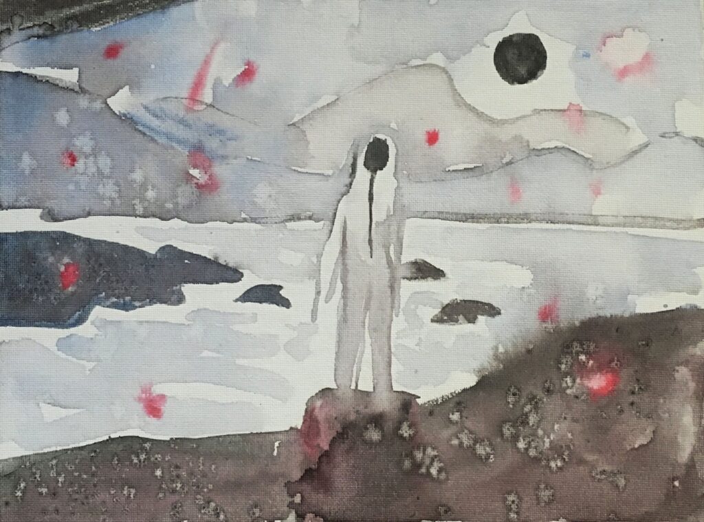 Sun, by Kristy Gordon, 2017, Oil on canvas