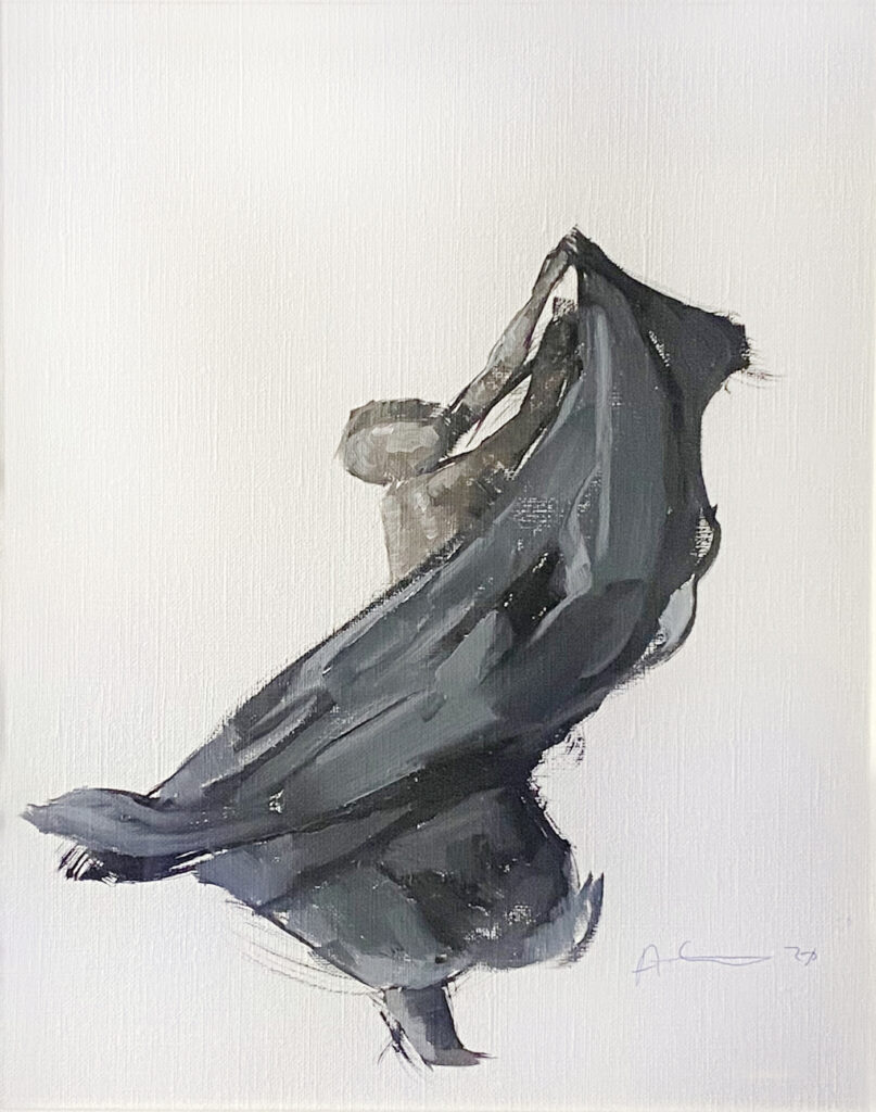 FREEDOM 035, by Andrae Green, 2020, oil on archival paper