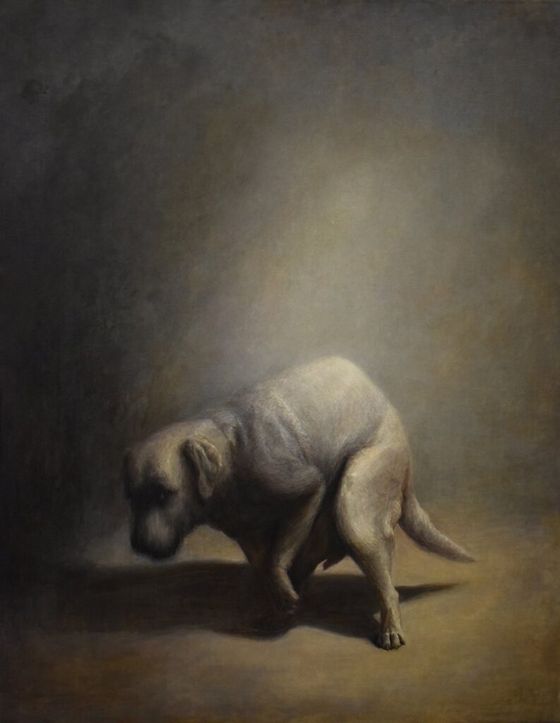 Nothing but Air, by Rene Grgic-Dakovic, 2023, oil on linen