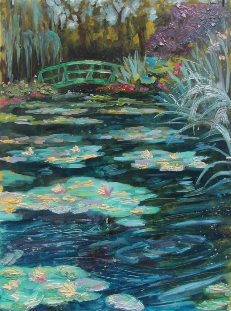 Bridge, by Alonsa Guevara, 2013, Oil on paper