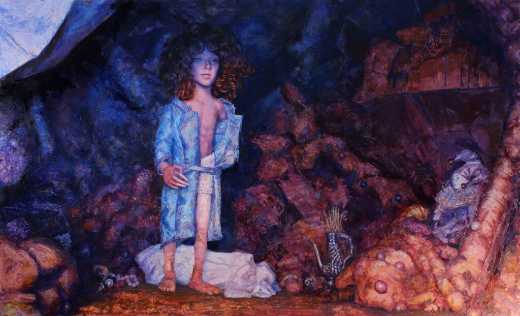 The Prince Awakens, by Elody Gyekis, 2019, oil on canvas