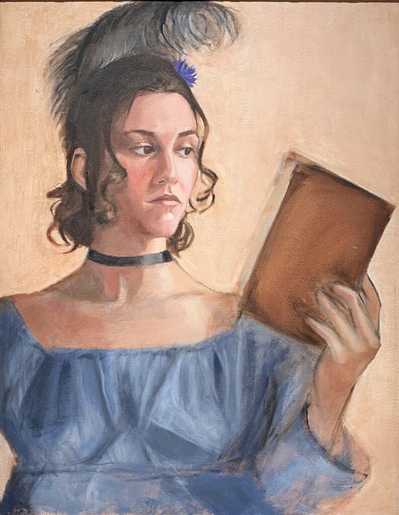 Lucy, by Lauren Hamilton, 2019, oil on canvas