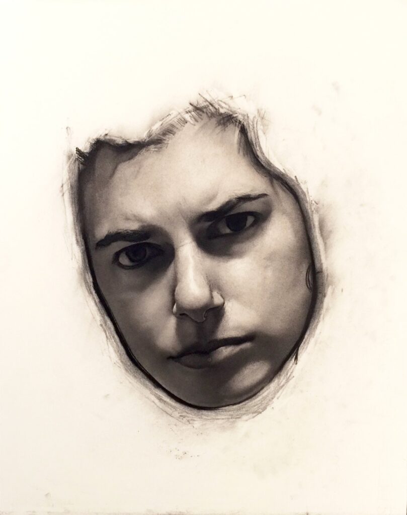 Self-Portrait Mask, by Gabriela Handal, 2018