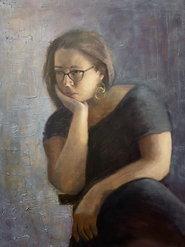 Jane, by Jonathan Harmon, 2023, oil on canvas