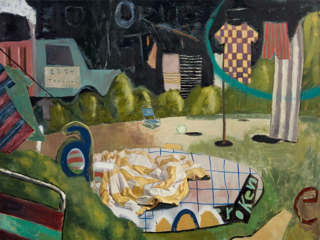 Paint a Self-Portrait Without You in It, by Austin Harris, 2018, oil on linen