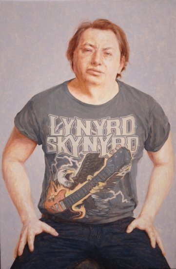 Josh, by Jacob Hayes, 2015, Oil on canvas
