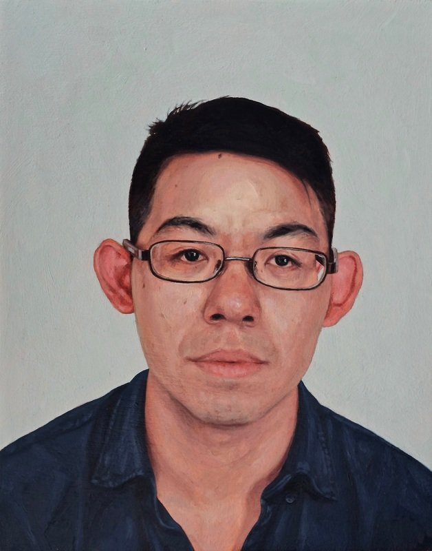 Kevin, by Jacob Hayes, 2016, Oil on panel