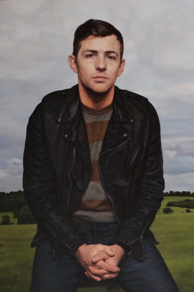 Scott, by Jacob Hayes, 2018, oil on wood