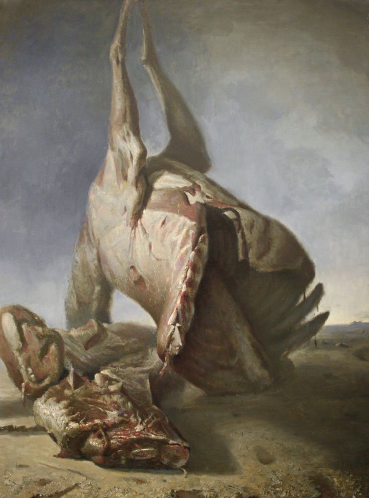 Carcass, by Ian Healy, 2012, Oil on canvas