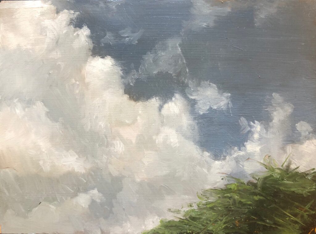 Untitled, by Katie Hemmer, 2019, oil on panel