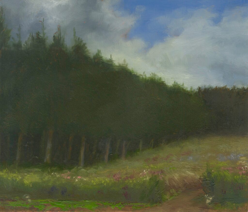 Untitled, by Katie Hemmer, 2016, oil on copper