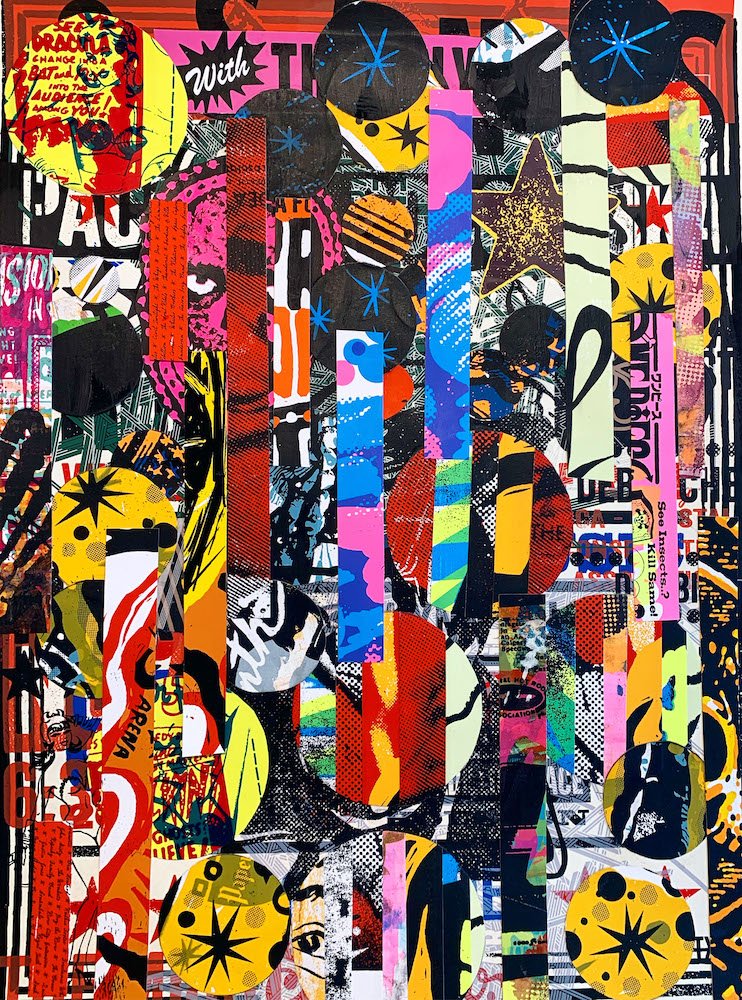 Hidden, by Carlos Hernandez, 2022, screenprint