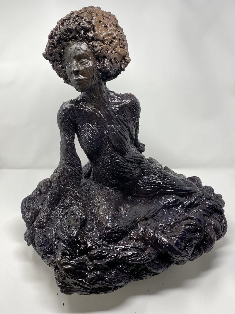 Autumnal Fall, by Jessica Hernandez, 2020, plaster