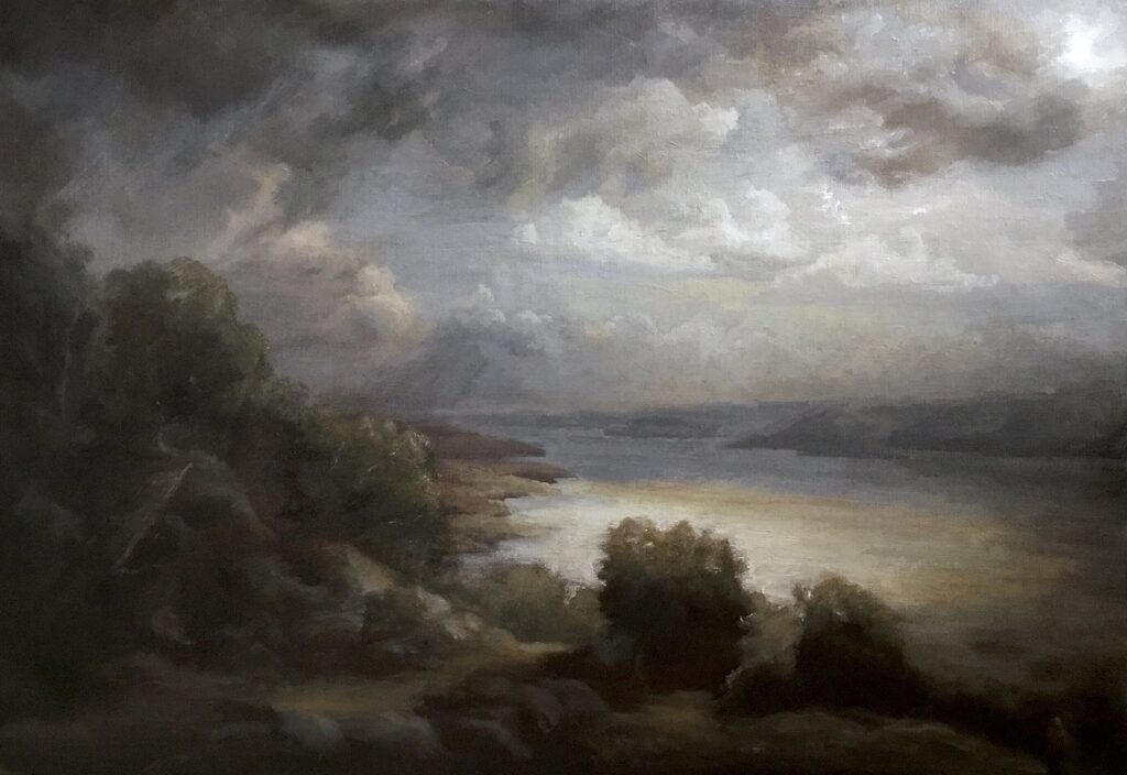 After the Storm, by Anne Herrero, 2019, oil on linen