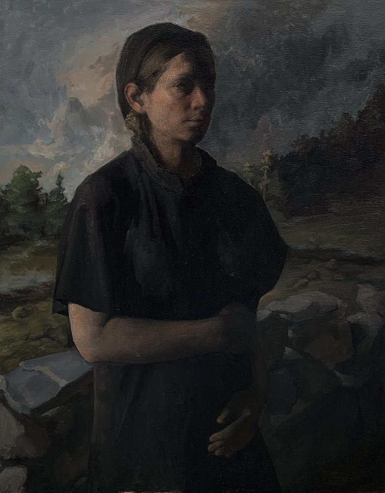 Breeder, by Anne Herrero, 2019, oil on canvas