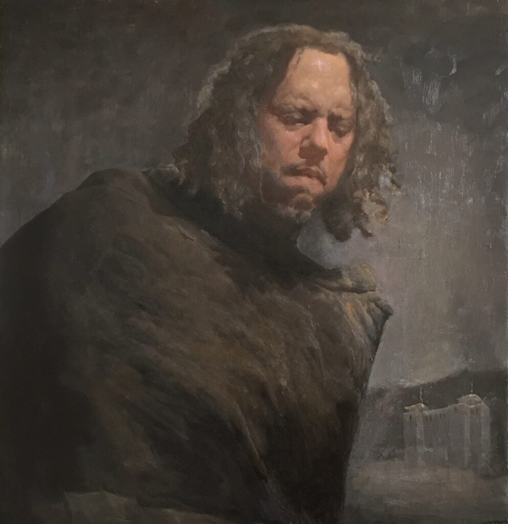 Sanitarium, by Anne Herrero, 2019, oil on canvas