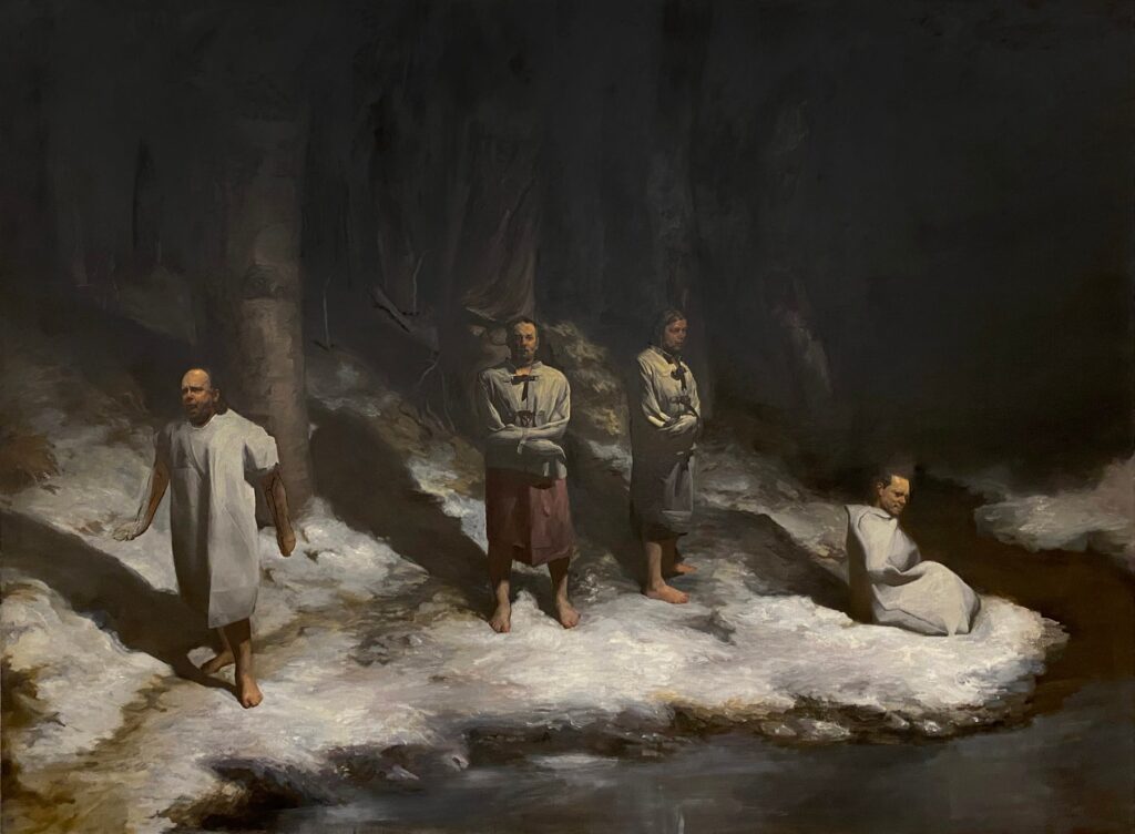 The Unforgiven, by Anne Herrero, 2020, oil on linen