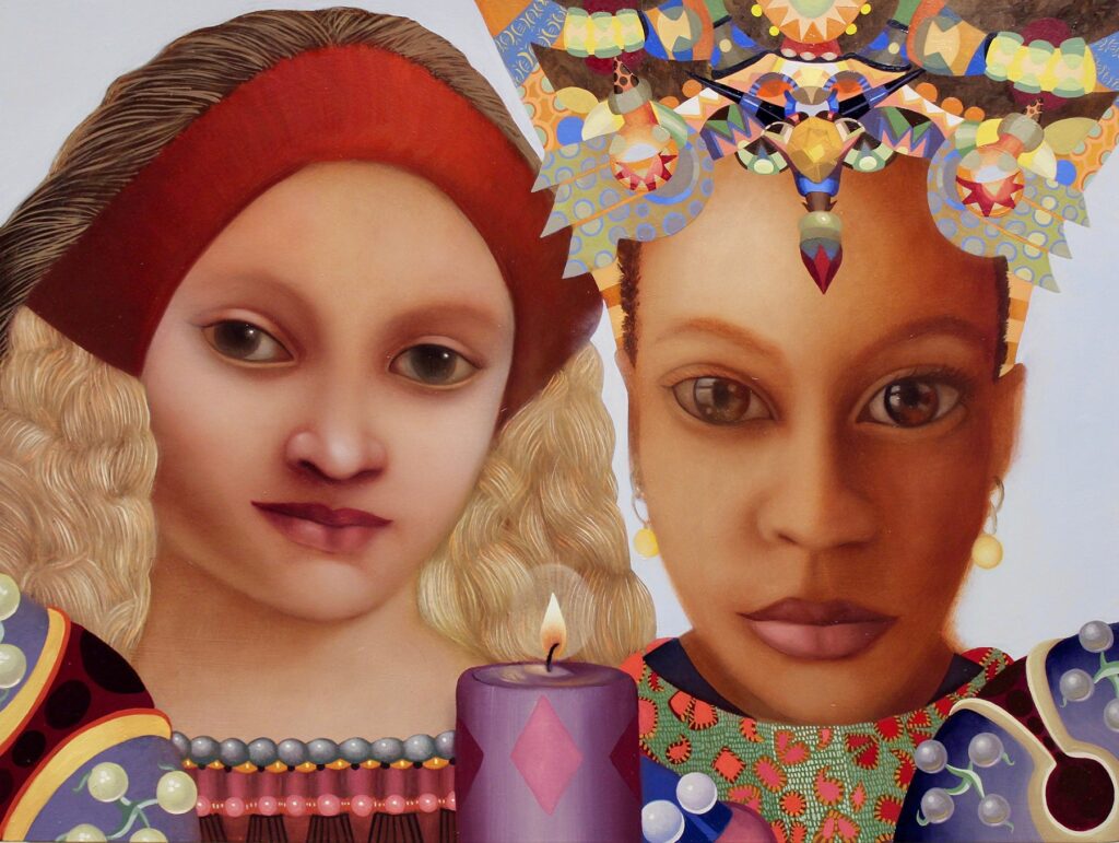 The Visitation, by Jacob Hicks, 2019, oil on panel