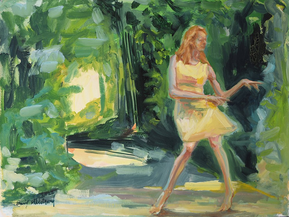 Fiona, by Emily Hildebrand, 2022, oil on paper