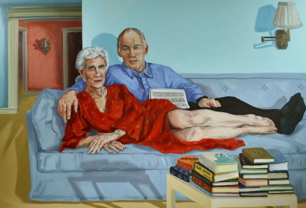 The Etruscans, by Patty Horing, 2015, Oil on canvas