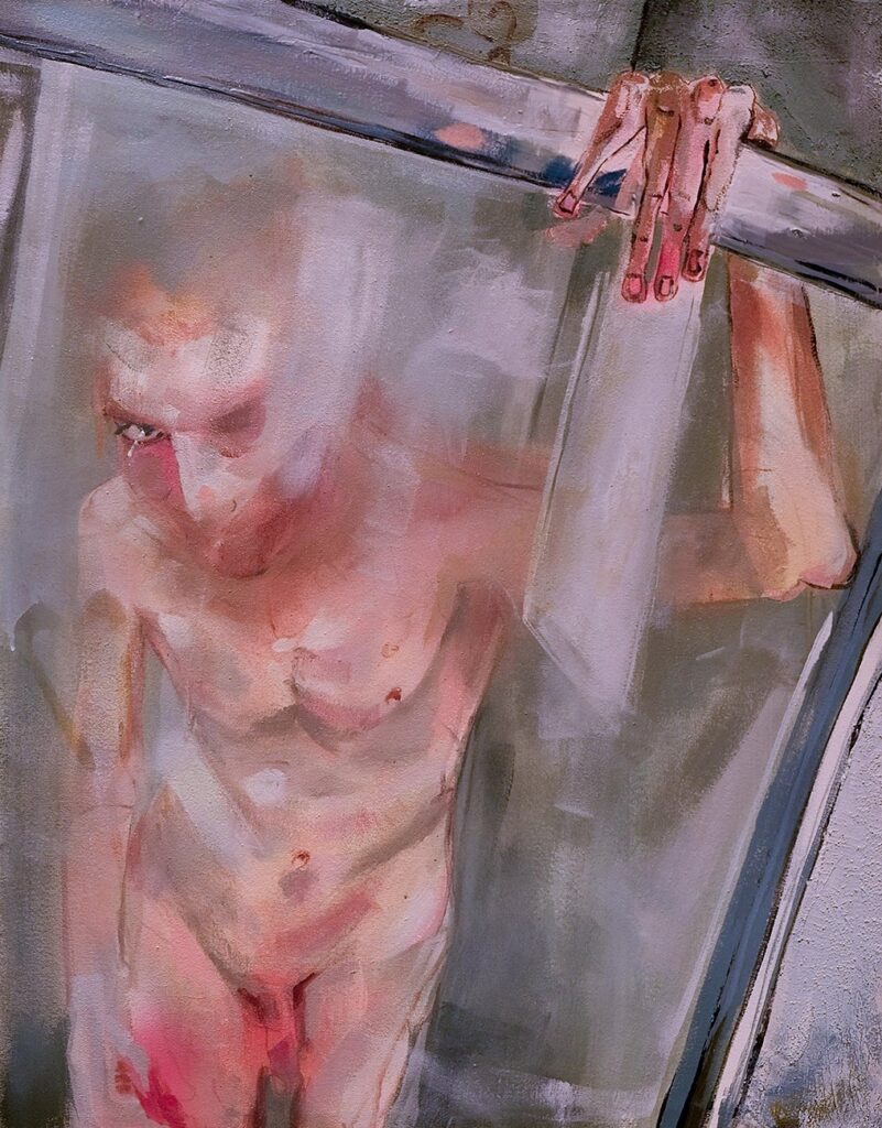 Steamy, by Eliott Rose Houghtelling, 2021, acrylic on canvas