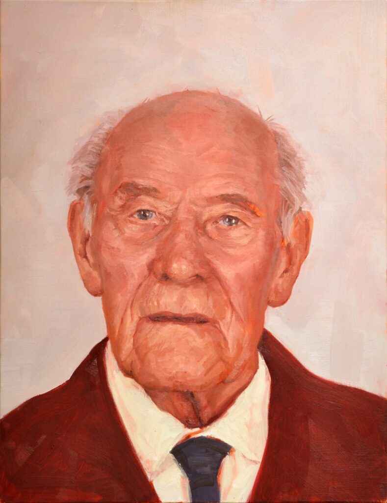 Grandfather, by Amy Hughes, 2016, Oil on linen