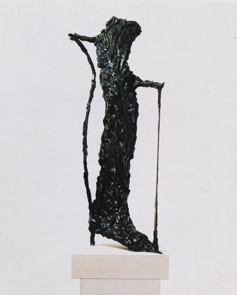 Amorpha, by Bryan Hunt, 1982, Bronze