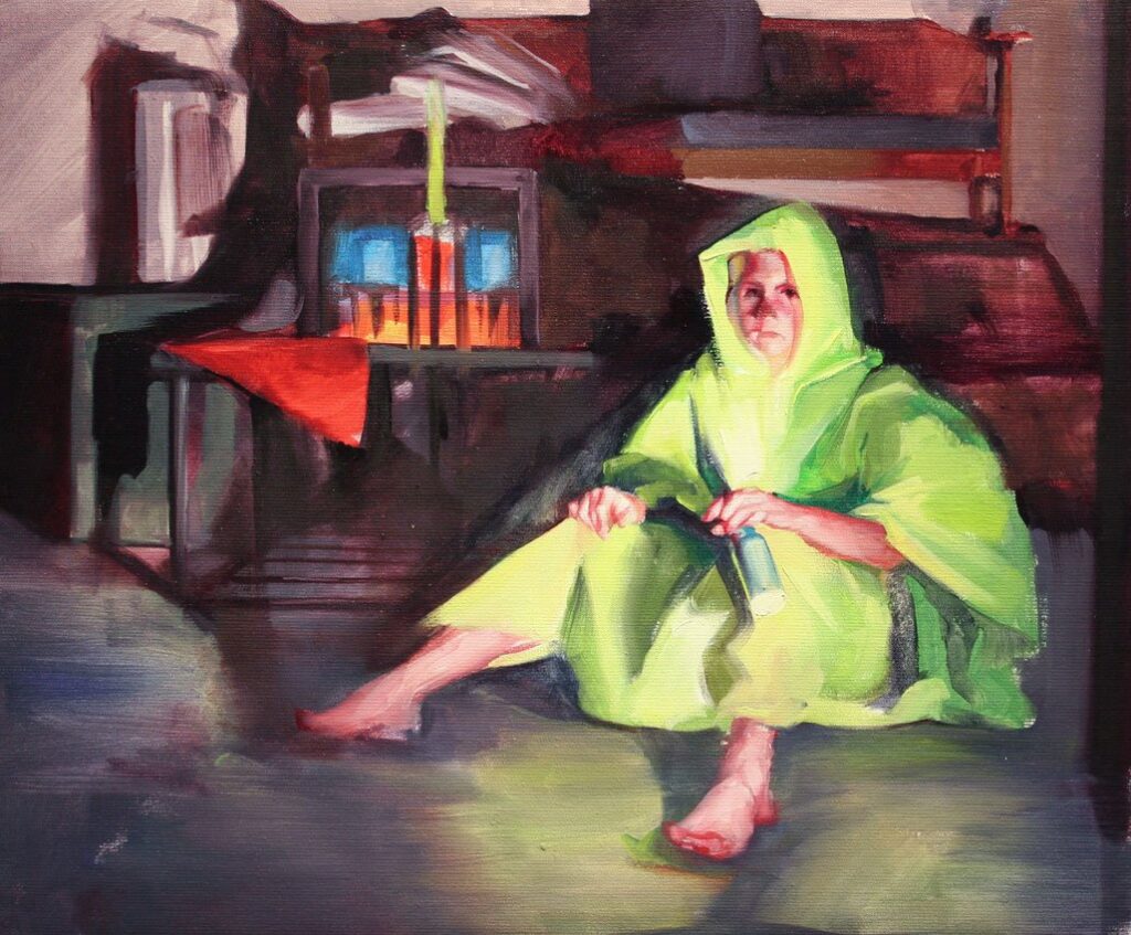 Night Light, by Noelle Timmons, 2012, Oil on canvas
