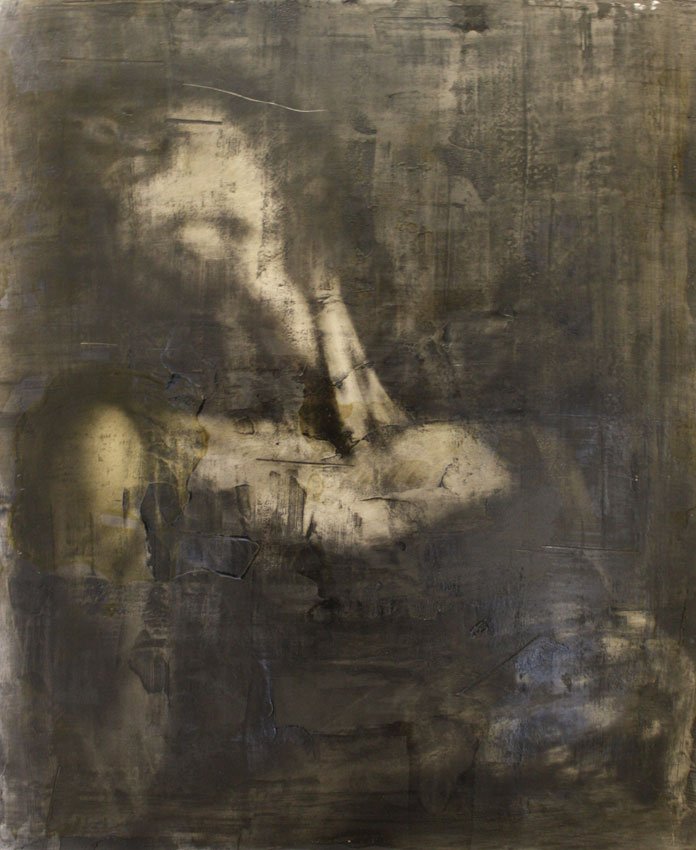 Robert Fundis, Untitled, by Robert FElizabeth Glaessner, 2012, Charcoal, pencil, ink, shellac, and plaster on panel
