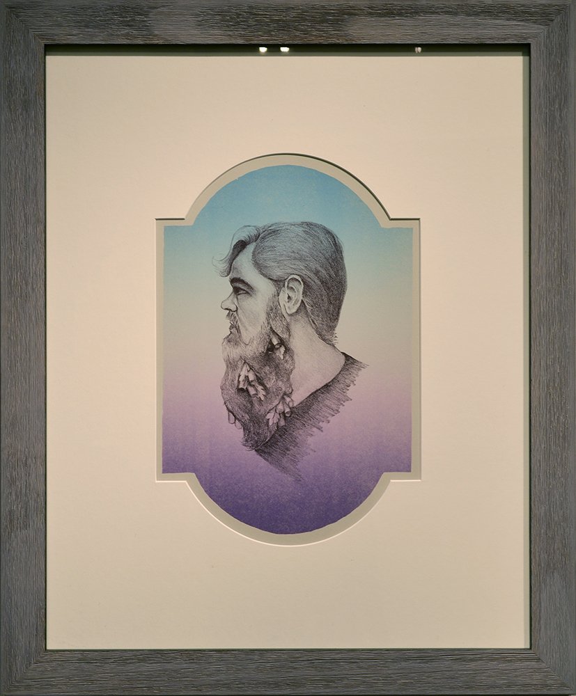 They Called Him Southern Charm, by Jake Ingram, 2015, lithograph