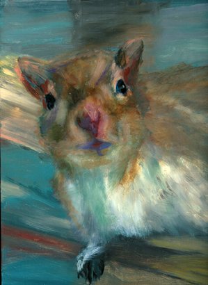 Urban Squirrel, by Brenda Isenberg