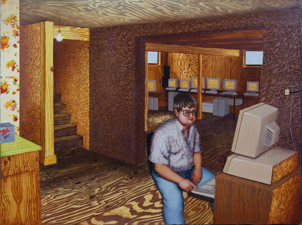 Control Room, by John Jacobsmeyer, 2011, Oil on linen