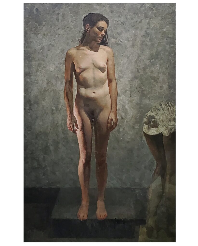 The Girl Portrait "Interpretation of Venus", by David Jalagonia, 2019, oil on canvas