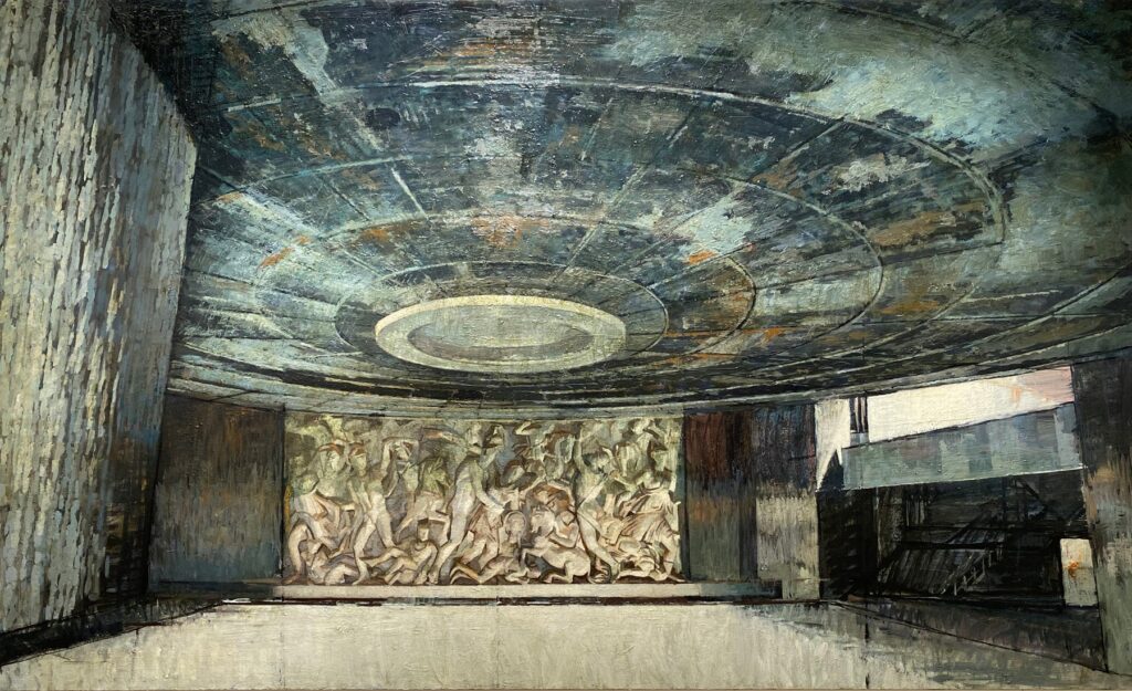 The Unknown Space, by David Jalagonia, 2020, oil on canvas