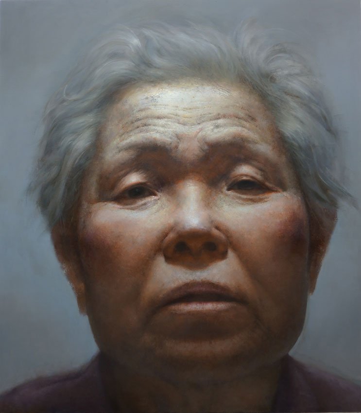 Portrait of Mother, by Yunsung Jang, 2013, oil on canvas