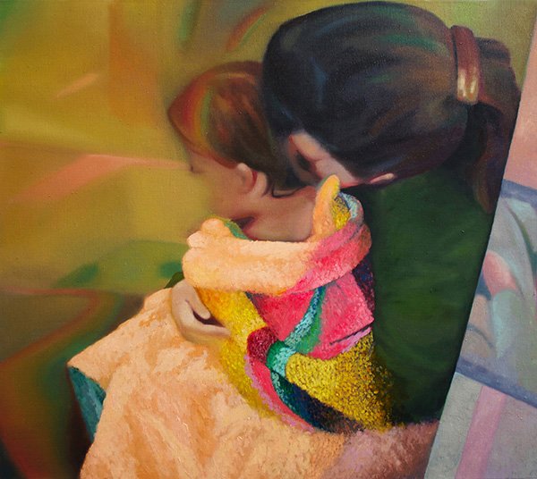 How Do You Spell My Name?, by Ericka Jeffries, 2018, oil on linen